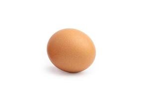 uovo isolato su sfondo bianco foto