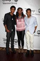 los angeles 10 gennaio - trevor jackson, coco jones, tyler james williams arriva all'abc tca party winter 2012 al langham huntington hotel il 10 gennaio 2012 a pasadena, ca foto