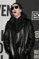 los angeles 4 gennaio - marilyn manson at the art of elysium gala arrivi all'hollywood palladium il 4 gennaio 2020 a los angeles, ca foto