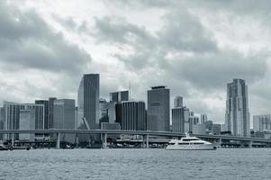 vista sullo skyline di miami foto