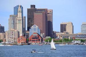 vista sul lungomare di Boston foto