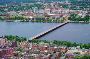 vista sul fiume Boston foto