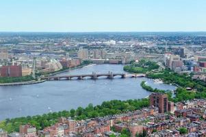 vista sul fiume Boston foto