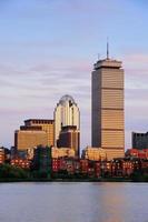 vista sullo skyline di boston foto