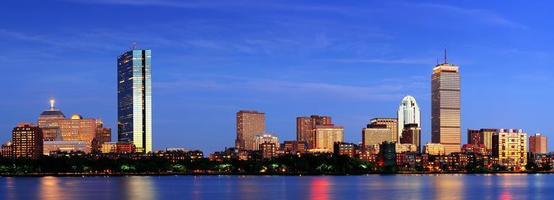 vista sulla città di Boston foto