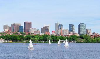 vista sulla città di Boston foto