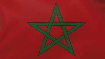struttura della bandiera del Marocco foto