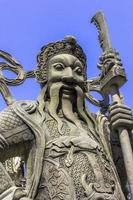 statua di pietra soldato cinese foto