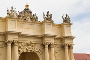 porta di brandeburgo da potsdam, berlino, germania foto