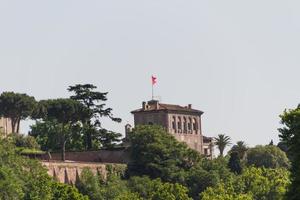 Roma, Italia. particolari architettonici tipici della città vecchia foto