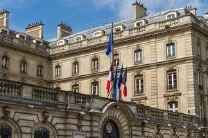 belle strade parigine vista parigi, francia europa foto