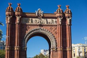 arco di trionfo di barcellona foto