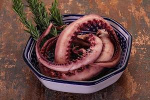 gustosi tentacoli di polpo foto