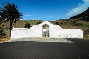 tipico cimitero mediterraneo spagnolo foto