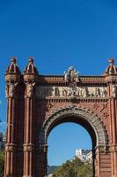 arco di trionfo di barcellona foto