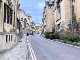 Oxford nel Regno Unito nel marzo 2022. una vista dell'università di Oxford in una mattina d'inverno foto