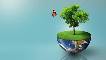 ecologia mondiale, giornata mondiale dell'ambiente, giornata mondiale della terra e salvaguardia dell'ambiente. foto