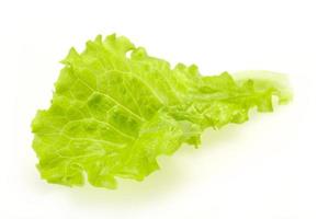 foglie di insalata verde di cucina dietetica foto