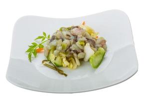 insalata di polpo crudo foto