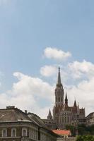 edifici tipici del XIX secolo nel quartiere del castello di budapest di budapest foto