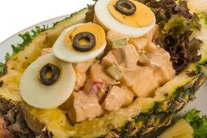 insalata di ananas e pollo foto