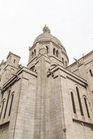 l'architettura esterna del sacre coeur, montmartre, parigi, francia foto