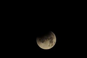 eclissi di luna piena foto