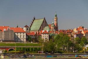 Varsavia, Polonia. centro storico - famoso castello reale. patrimonio mondiale dell'unesco. foto