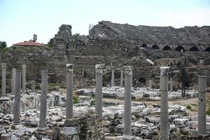 rovine laterali in Turchia foto