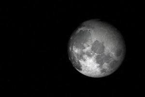 luna della terra - sistema solare foto