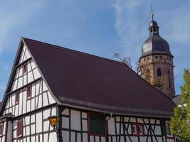 la piccola città di Kandel nel pfalz tedesco foto