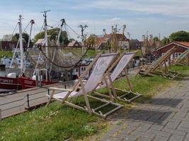 greetsiel sulla costa tedesca del mare del nord foto