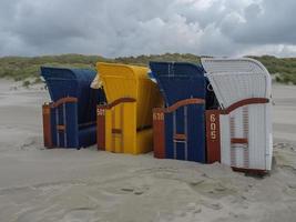 serata estiva presso la spiaggia di juist foto