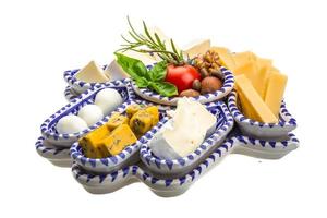 assortimento di formaggi di varietà foto