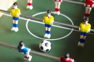 gioco di calcio balilla foto