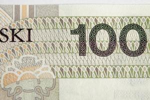 banconota 100 pln - zloty polacco