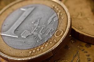una moneta da un euro