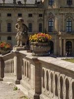 la città di Wuerzburg sul fiume principale foto