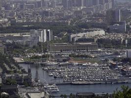 la città di barcellona in spagna foto