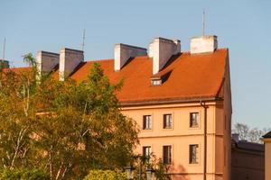 centro città di varsavia, polonia foto