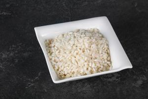 riso arborio per risotto italiano foto