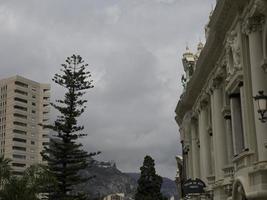 monaco al mar mediterraneo foto