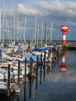 la città di eckernfoerde sul mar baltico foto