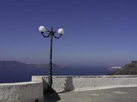 isola di santorini in grecia foto