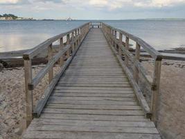 la città di eckernfoerde sul mar baltico foto