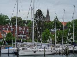 la città di eckernfoerde sul mar baltico foto