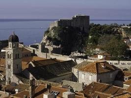 la città di dubrovnik in croazia foto