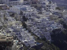 isola di santorini in grecia foto