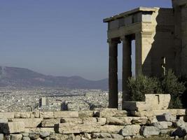 la città di Atene in Grecia foto