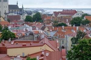 città di tallinn in estonia foto